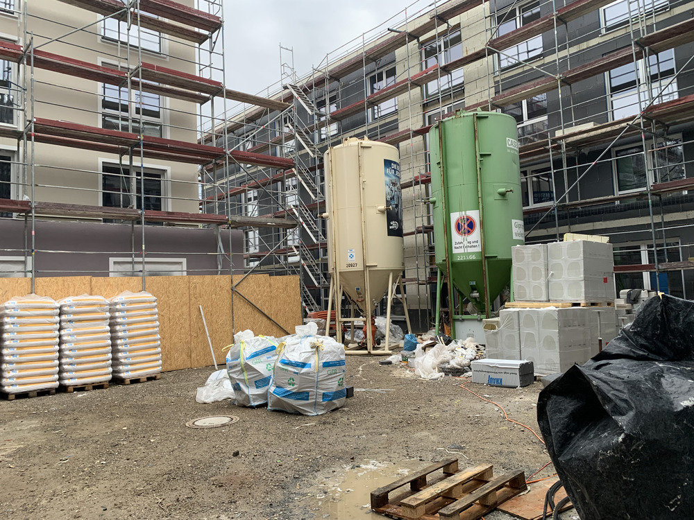 Bild aus dem Jahr 6. Oktober 2025, Außenputz, Innenputz, Estrichdämmung